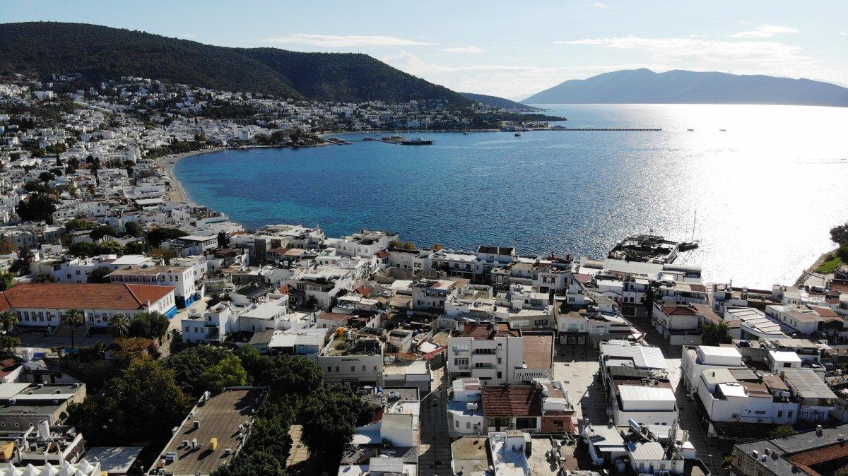 Büyükşehirlerden Bodrum'a yılbaşı akını