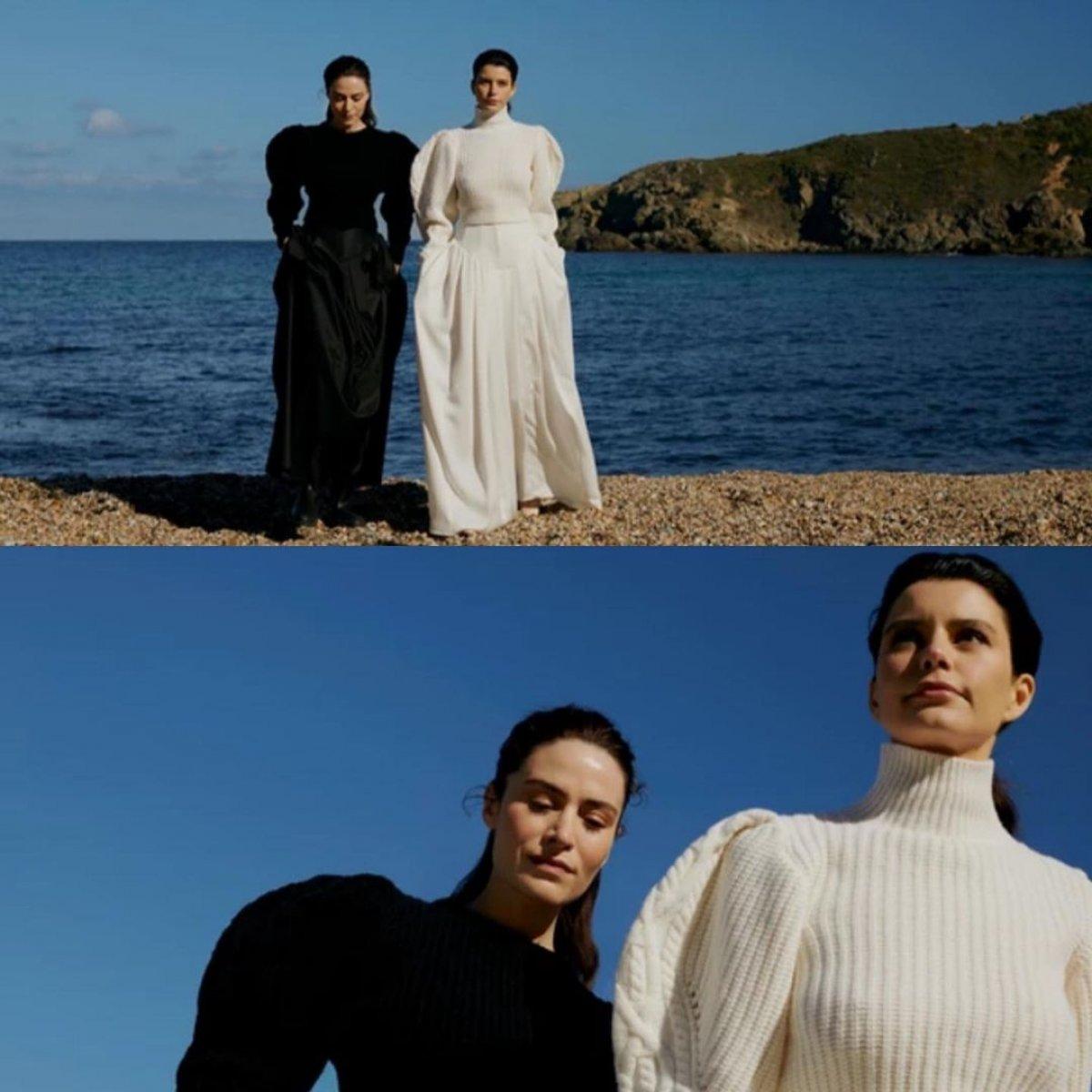 Beren Saat ve Belçim Bilgin poz verdi