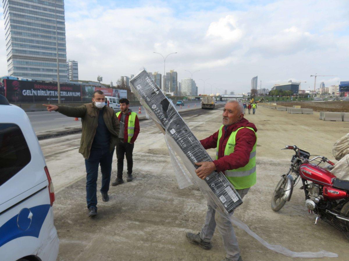 Kadıköy'de televizyon hırsızları kamerada