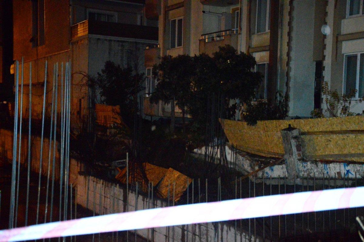 Sakarya'da otel inşaatının istinat duvarı çöktü