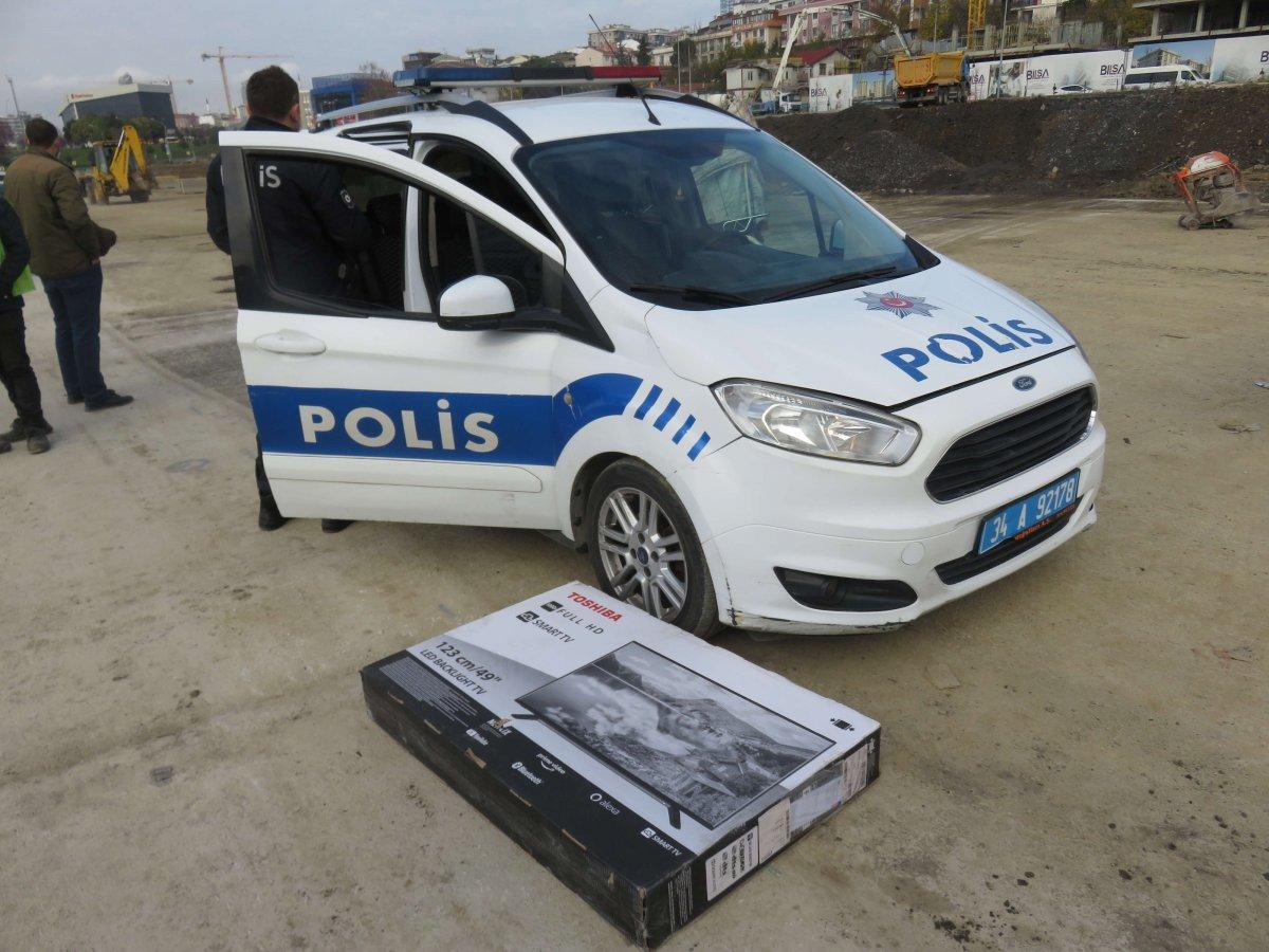 Kadıköy'de televizyon hırsızları kamerada
