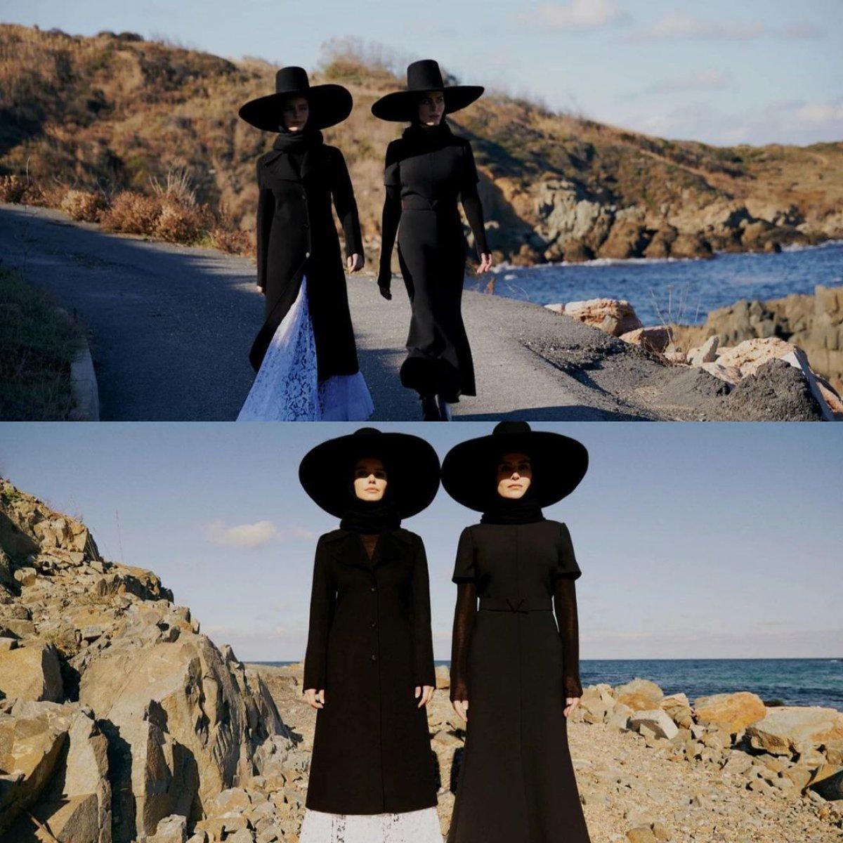 Beren Saat ve Belçim Bilgin poz verdi