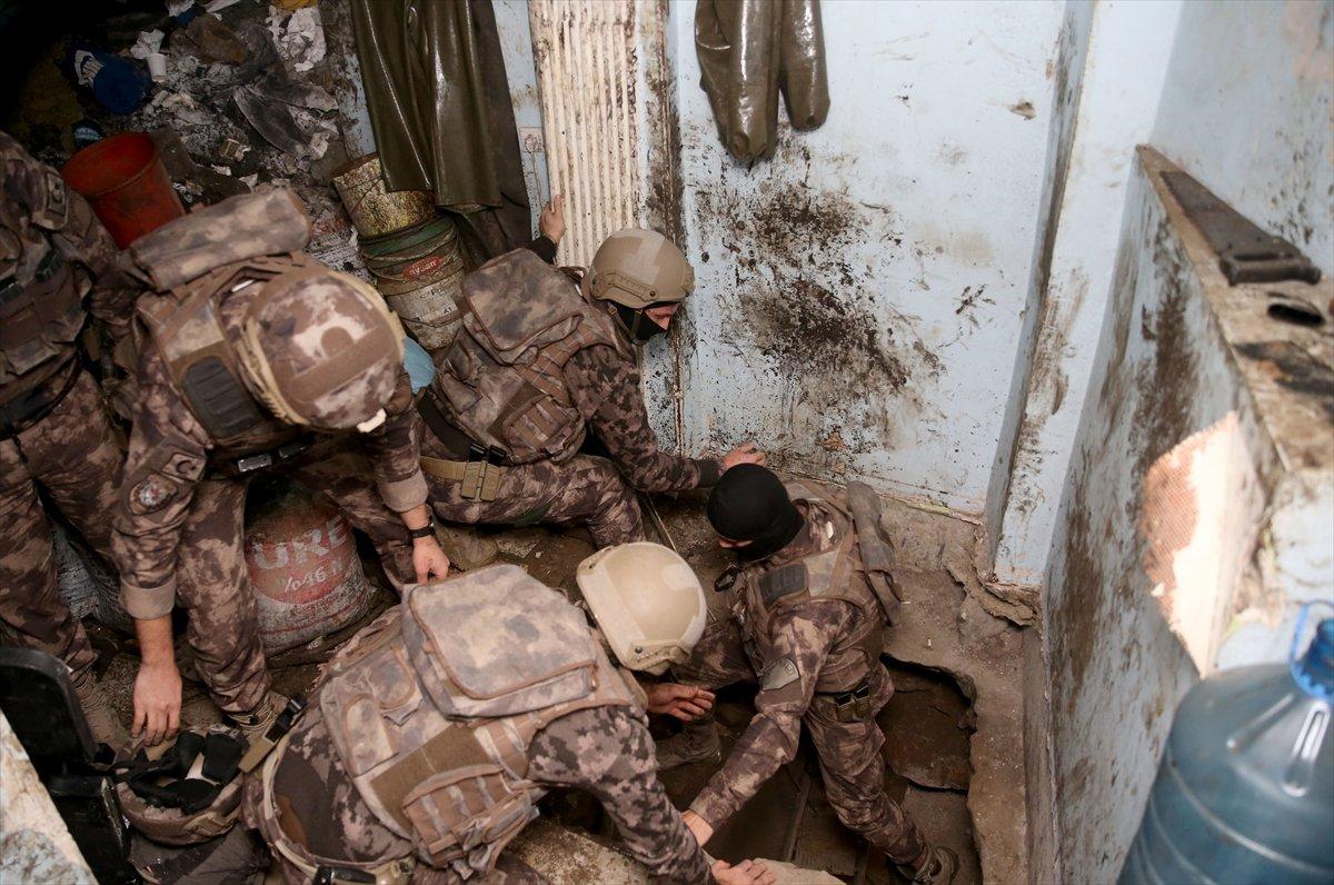 İstanbul'da uyuşturucu operasyonunda tünel bulundu