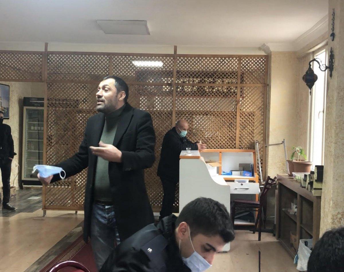 Esenyurt'ta baskın yapılan kahveci: Ben koronaya inanmıyorum