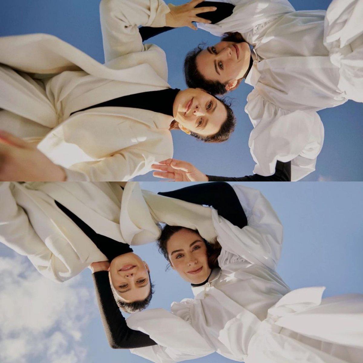 Beren Saat ve Belçim Bilgin poz verdi