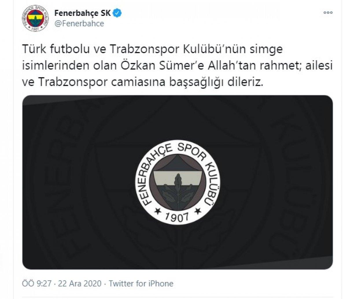 Özkan Sümer hayatını kaybetti