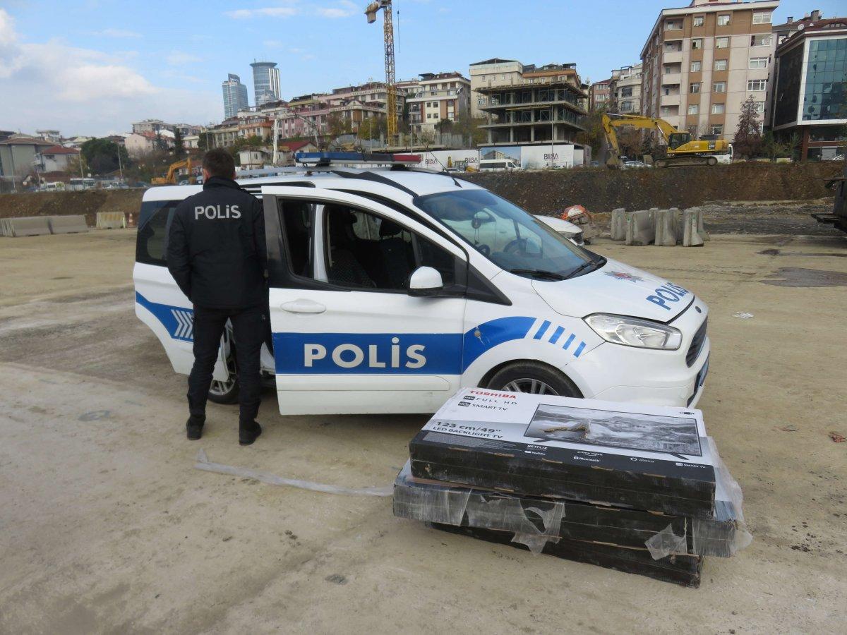 Kadıköy'de televizyon hırsızları kamerada