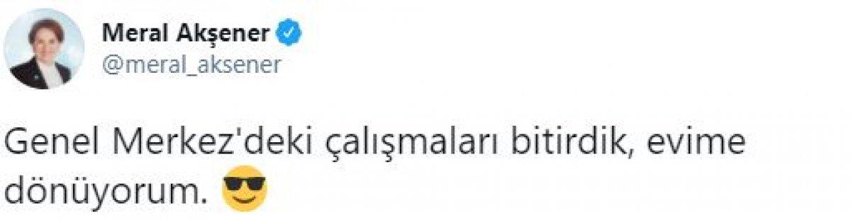 Meral Akşener'den Devlet Bahçeli'nin çağrısına yanıt: Evime dönüyorum