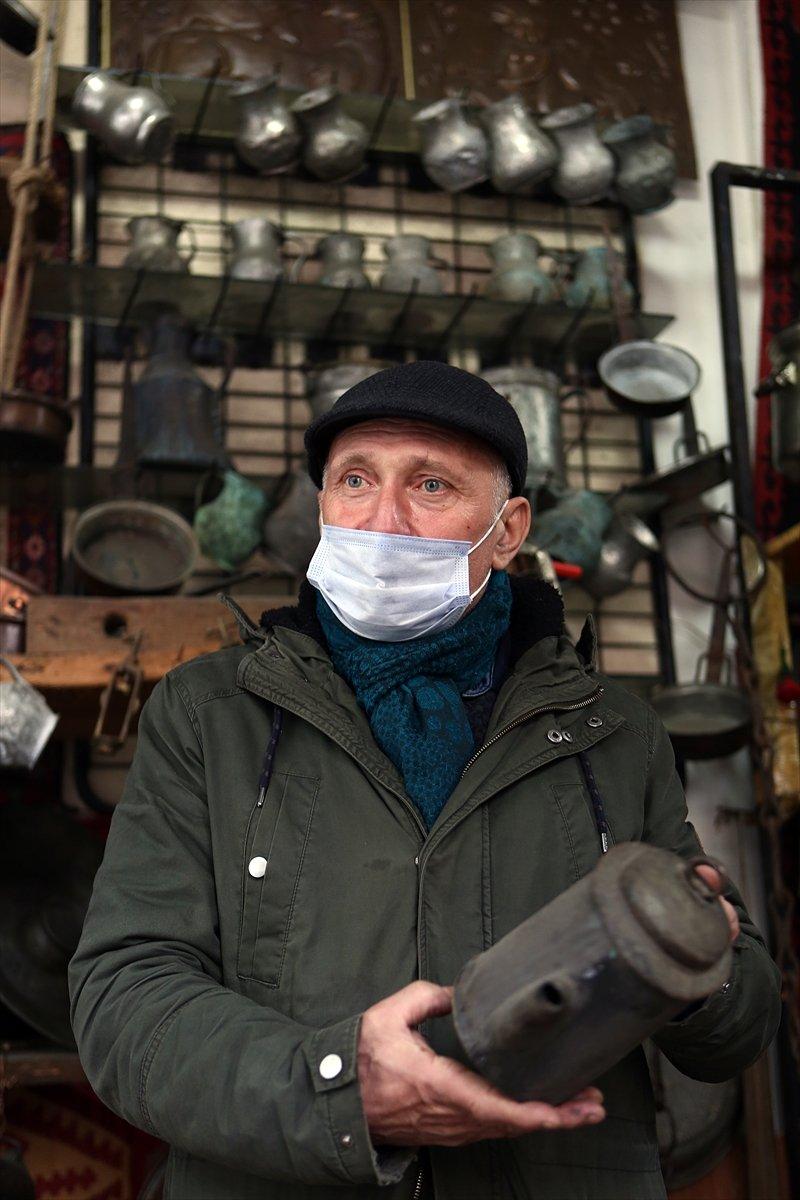 Trabzonlu bakır ustasının devasa ürünleri