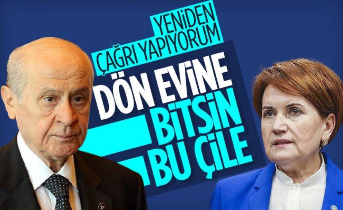 Meral Akşener'den Devlet Bahçeli'nin çağrısına yanıt: Evime dönüyorum