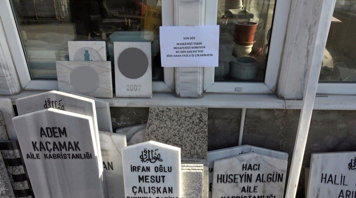 Düzceli mermer mezar ustası: Bize daha fazla iş çıkarmayın