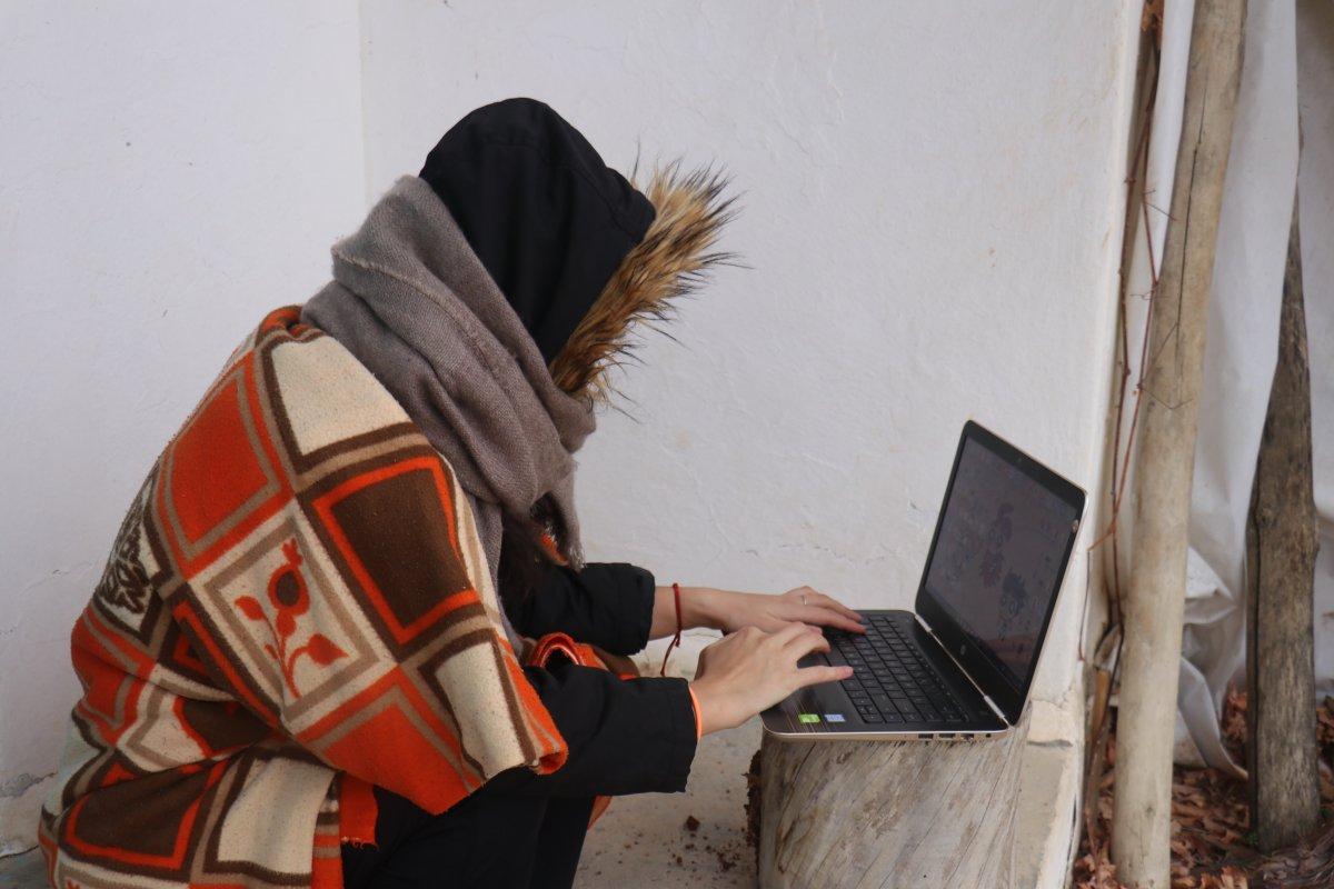 Malatya'da üniversite öğrencileri, köylerine internet istedi