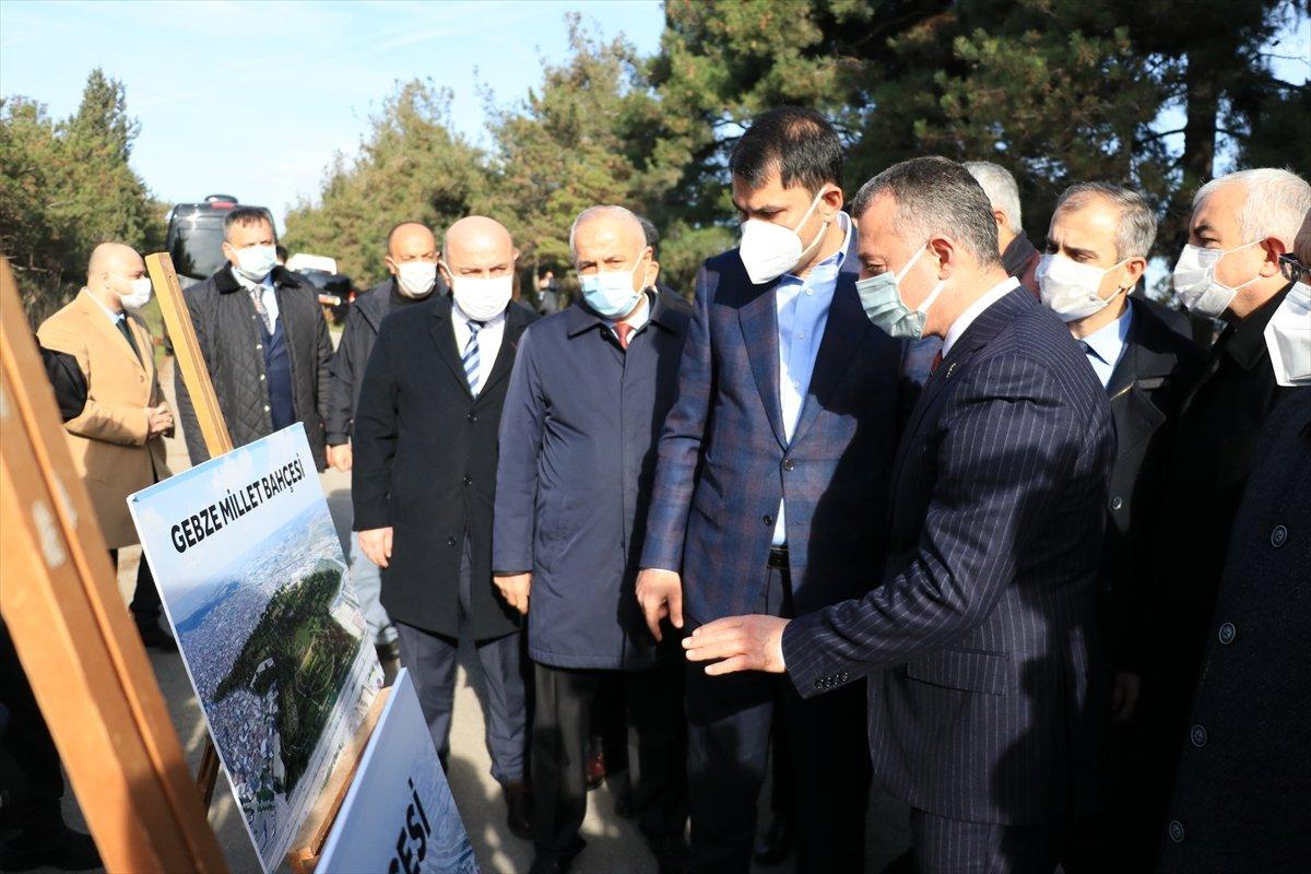 Murat Kurum, Gebze Millet Bahçesi arazisini inceledi