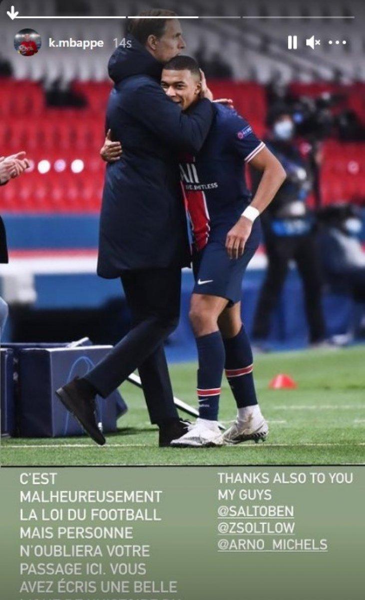 Mbappe, Tuchel için veda mesajı yayınladı