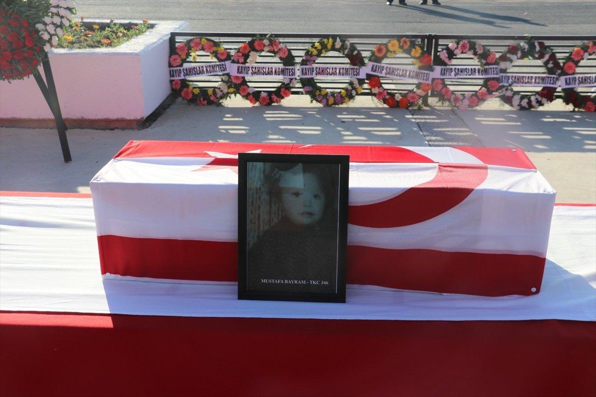 KKTC'de katledilen 14 şehit, 46 yıl sonra toprağa verildi