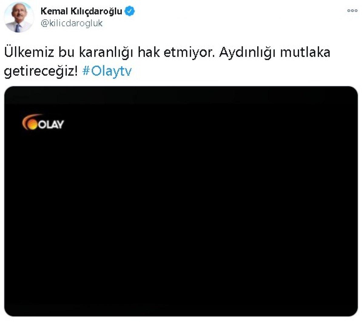 Kılıçdaroğlu'ndan Olay TV paylaşımı