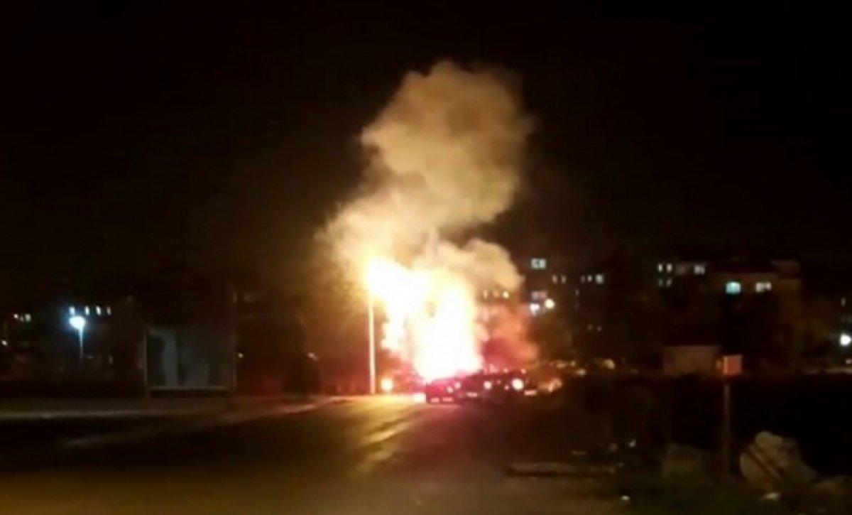 Antalya’da gençlerin driftli asker eğlencesi