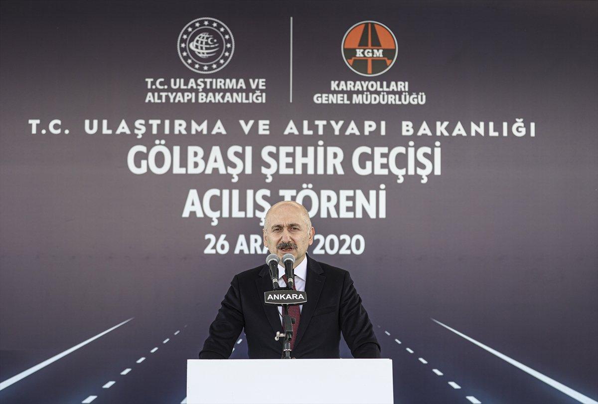 Gölbaşı Şehir Geçişi, Cumhurbaşkanı Erdoğan'ın katılımıyla açıldı