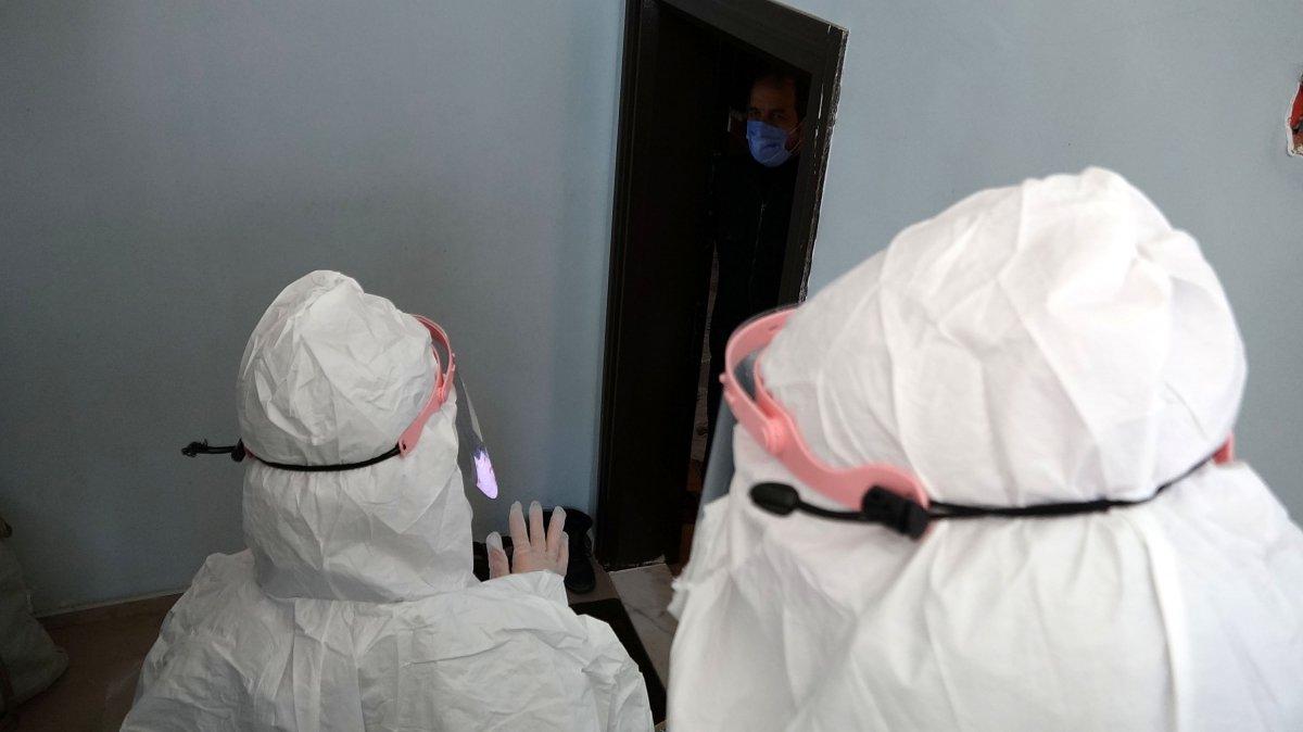 Trabzon'da filyasyon ekibi yoğun kar yağışına rağmen çalışıyor