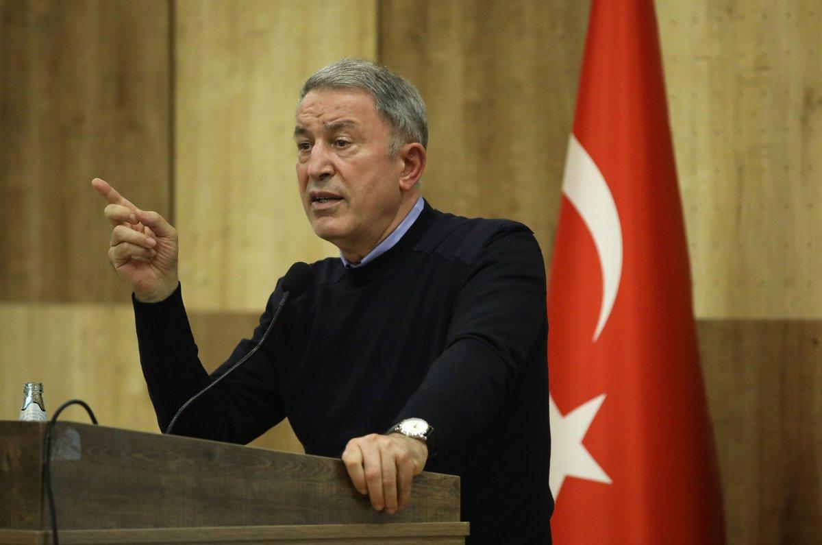 Hulusi Akar: Rumlar şımarık tutumlarından vazgeçmeli