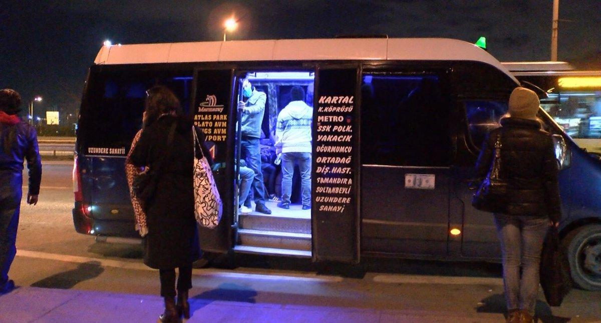 İstanbul'da fazla yolcu taşıyan minibüslerin 'görünmezlik' hilesi