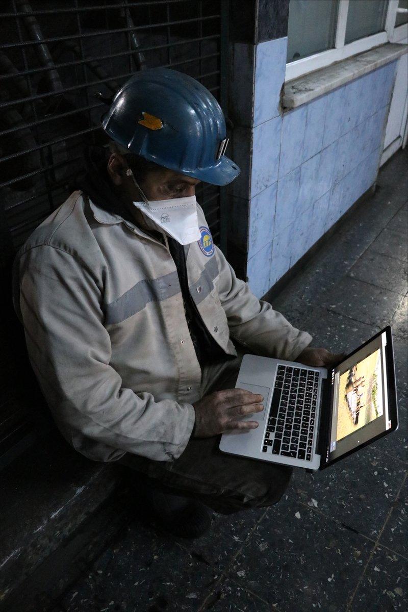 Zonguldak'ta madenciler, Yılın Fotoğrafları oylamasına katıldı