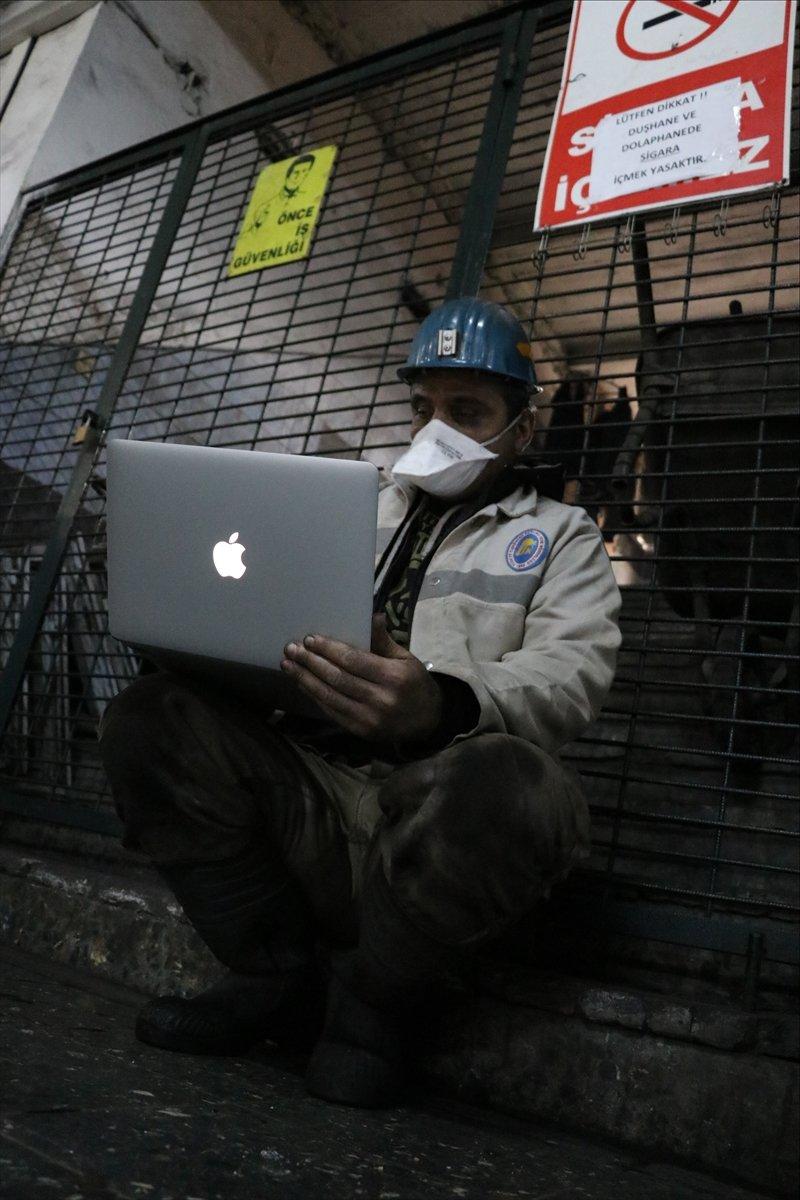 Zonguldak'ta madenciler, Yılın Fotoğrafları oylamasına katıldı