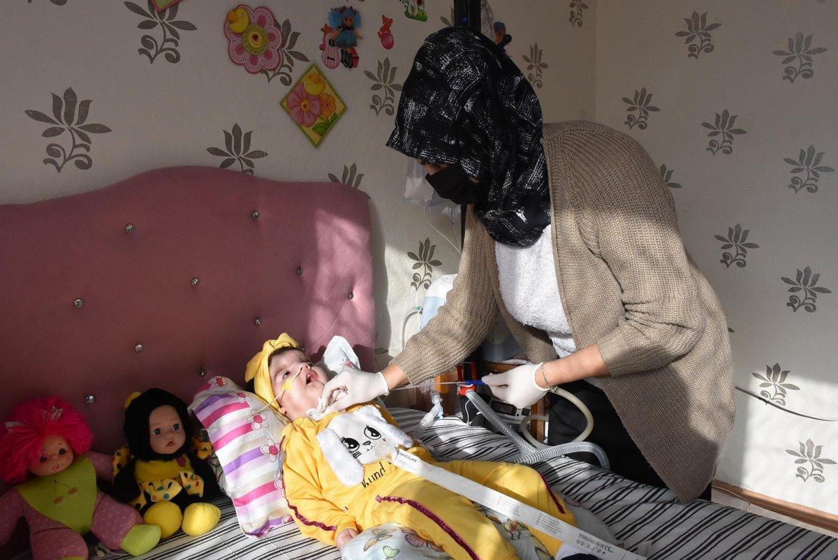 Tekirdağ'da SMA teşhisi konulan 17 aylık Yaren destek bekliyor