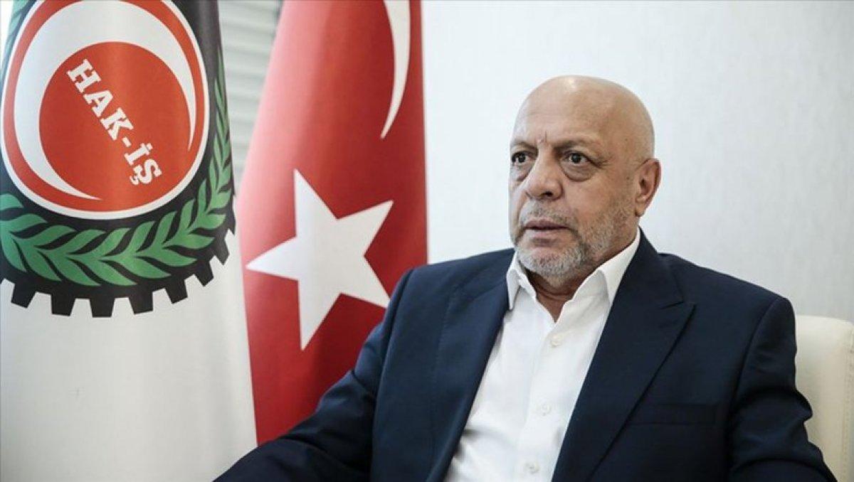 Hak-İş Başkanı Mahmut Arslan