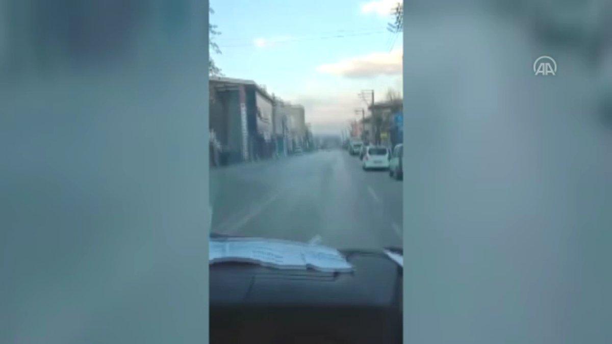 Bursa’da sosyal medyada canlı yayın yaparken kazayı görüntüledi