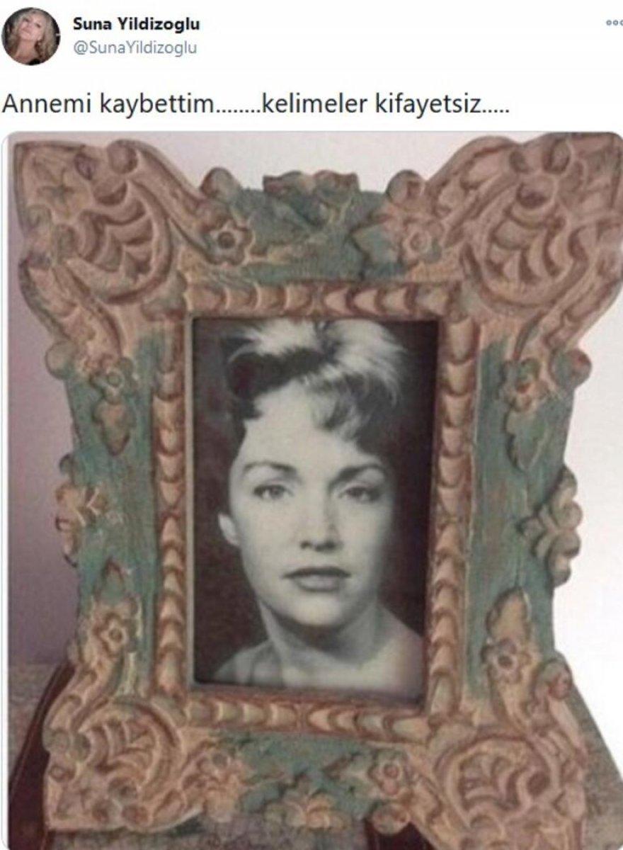 Suna Yıldızoğlu annesini kaybetti