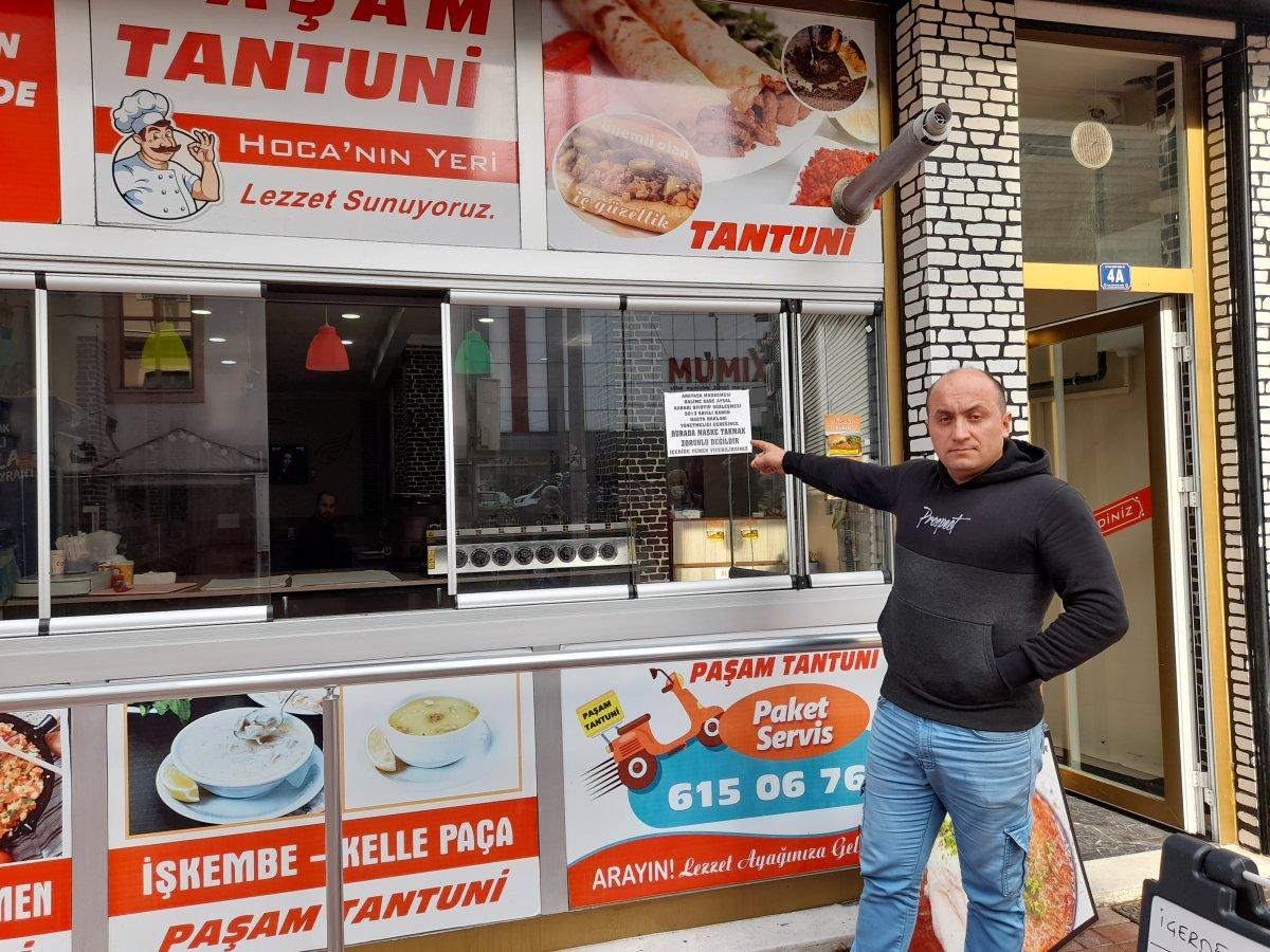 Zonguldak’ta iş yeri sahibi ile polis arasında ‘paket servis’ tartışması