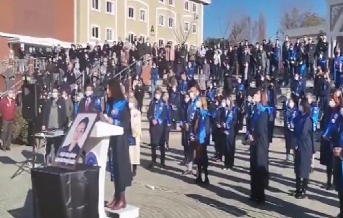 Meslektaşlarından Aylin Sözer'e veda töreni