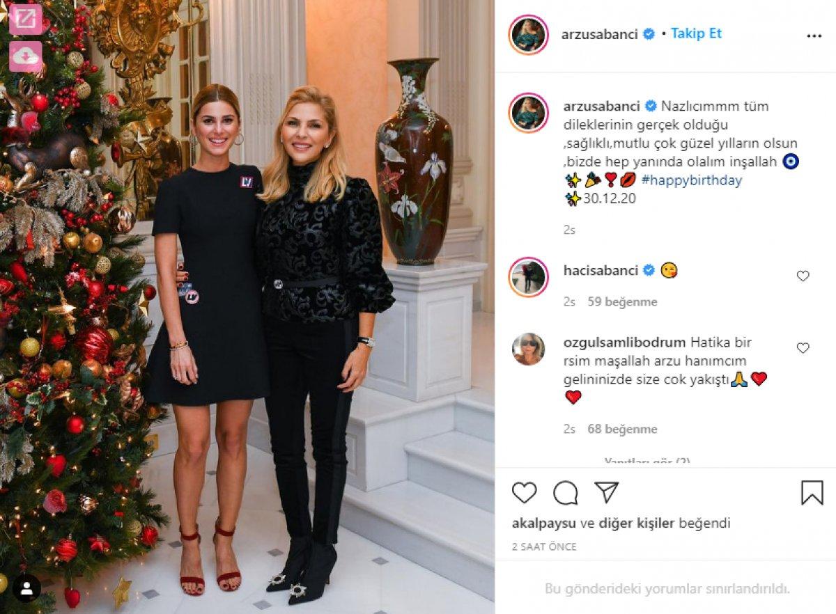 Arzu Sabancı, Nazlı Kayı'nın doğum günün kutladı