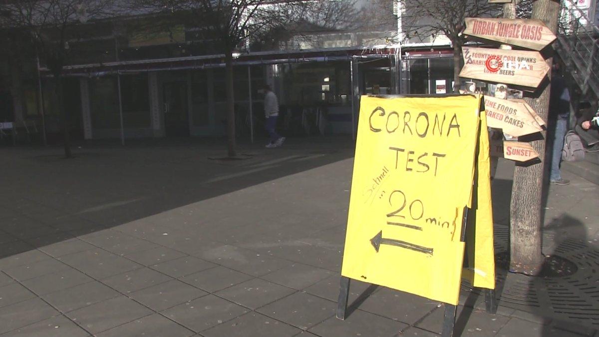 Almanya’da korona vakaları artınca kafeler korona test merkezine dönüştü