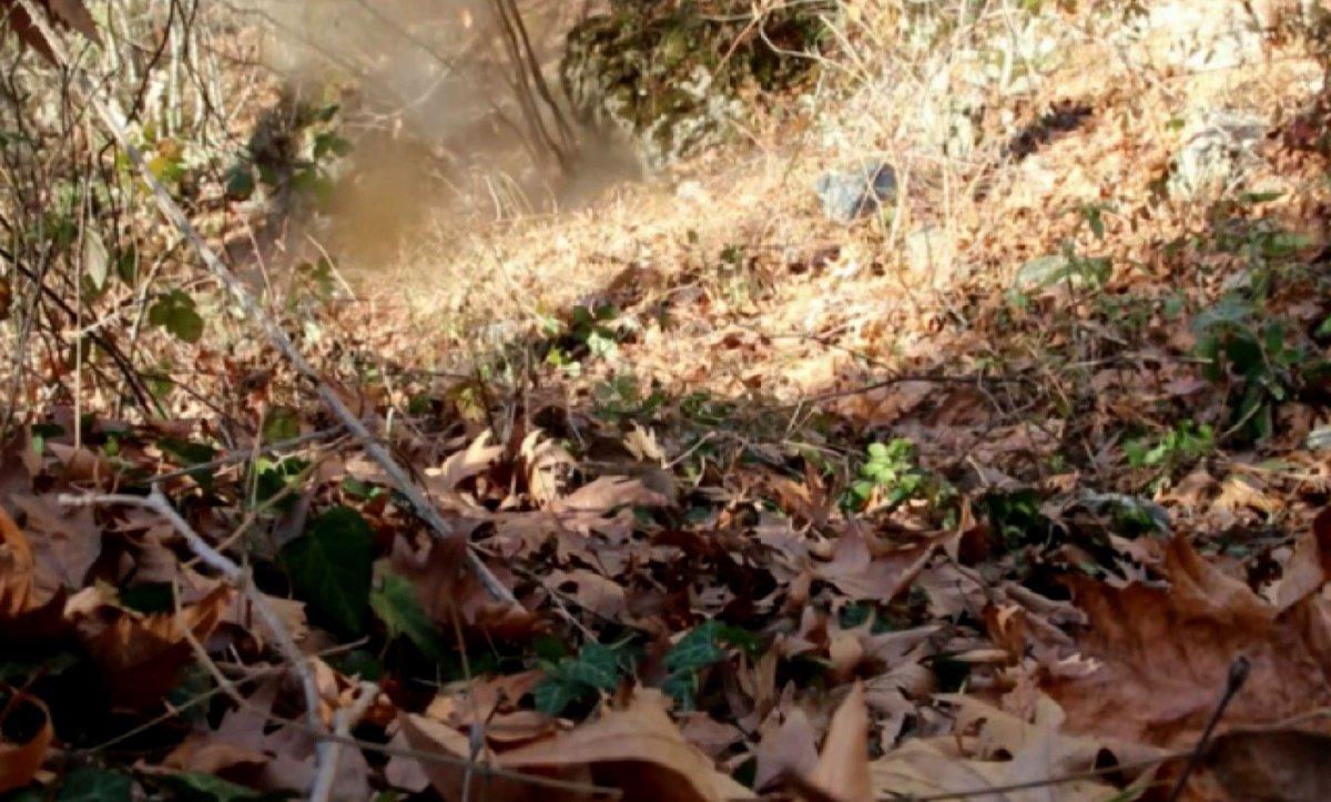 Osmaniye’de PKK’ya ait sığınakta ele geçirilen patlayıcılar imha edildi