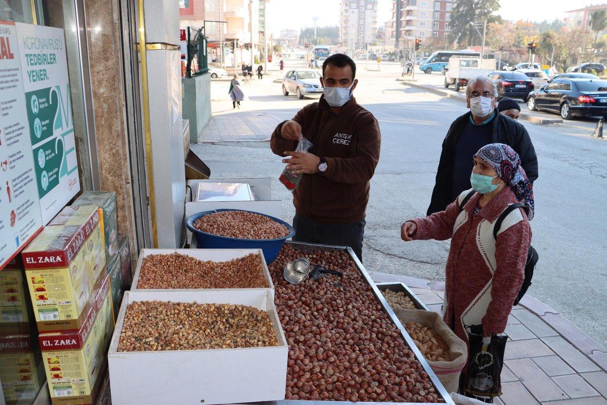 Kuruyemişe ilgi yoğun