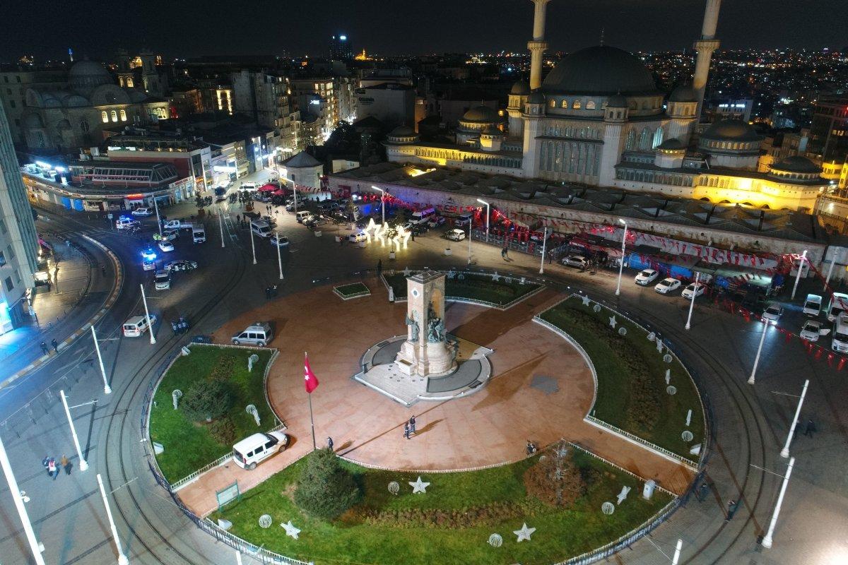 İstanbul'da sessiz yılbaşı