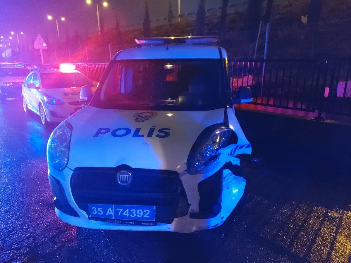 İzmir’de alkollü sürücü, polis memurunu yaraladı