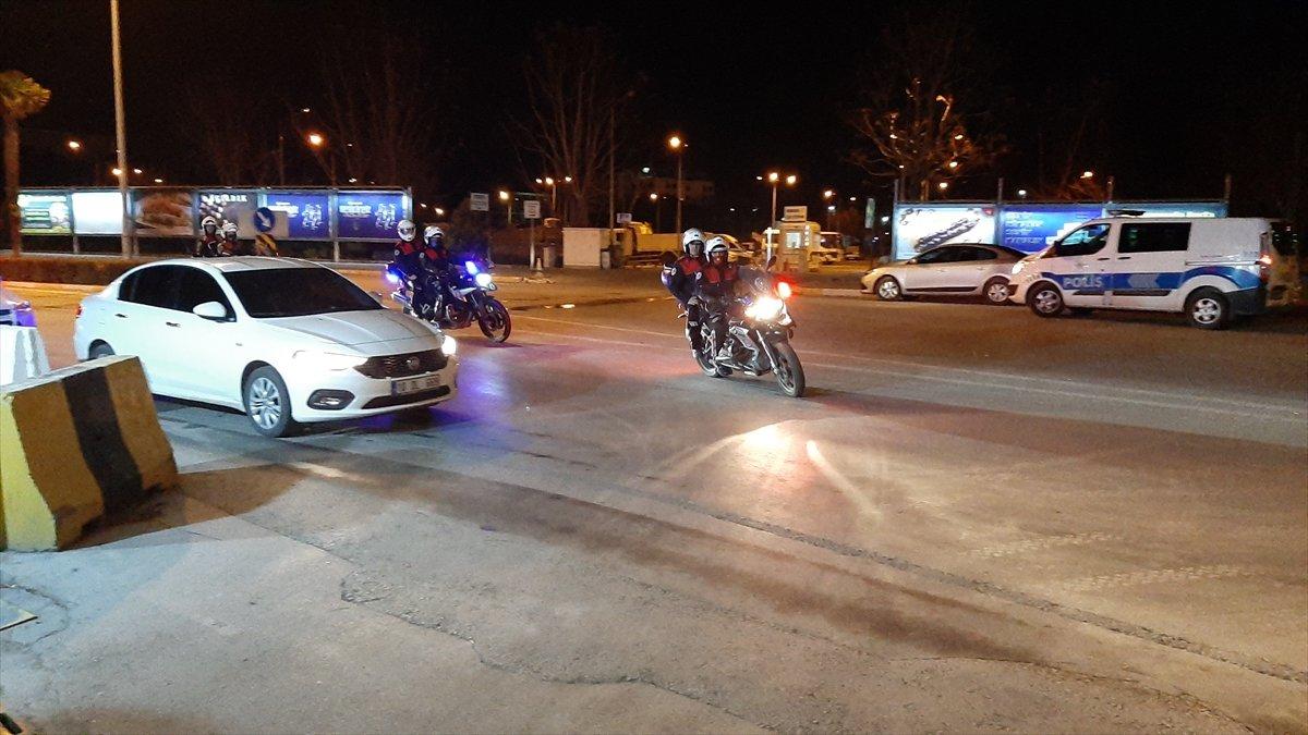 Balıkesir'de yılbaşı gecesi 4 mahalleye operasyon