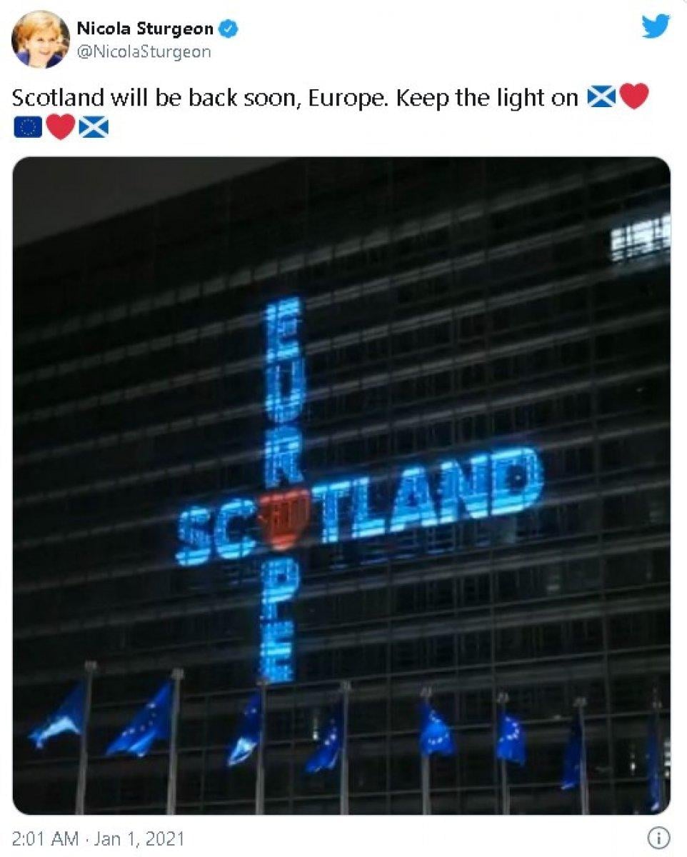 İskoçya Başbakanı Sturgeon'dan bağımsızlık ve AB paylaşımı