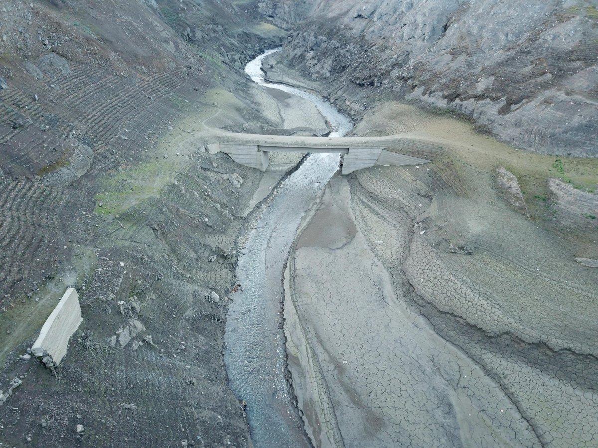 Yuvacık Barajı'nda su seviyesi yüzde 15'e düştü