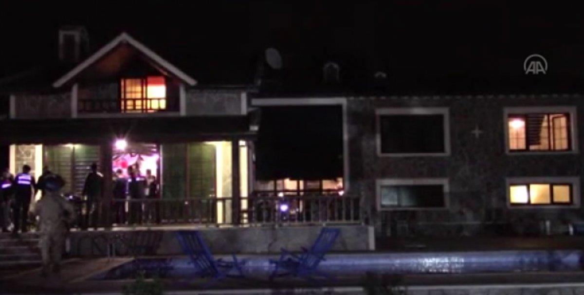Silivri’de yılbaşı kutlaması yapılan villaya jandarma baskını