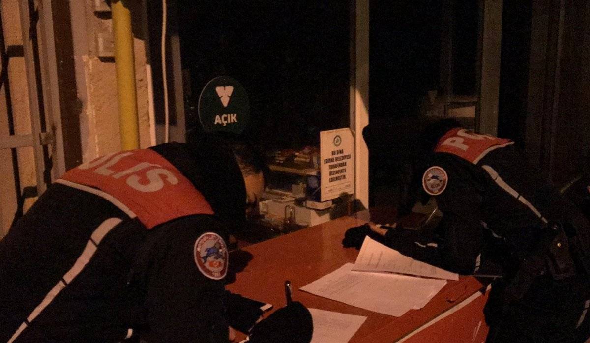 Edirne'de su aldım diyen büfeci, polisin keseceği cezadan kurtulamadı