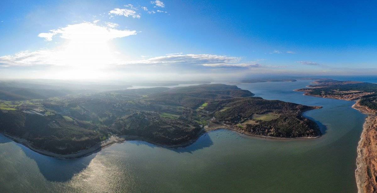 Terkos Gölü'nde su, 100 metre çekildi