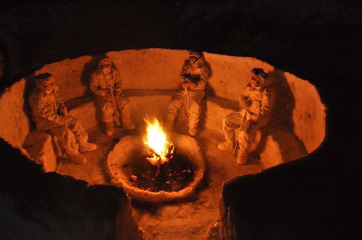 Mehmetçik'in zorlu barınma eğitimi