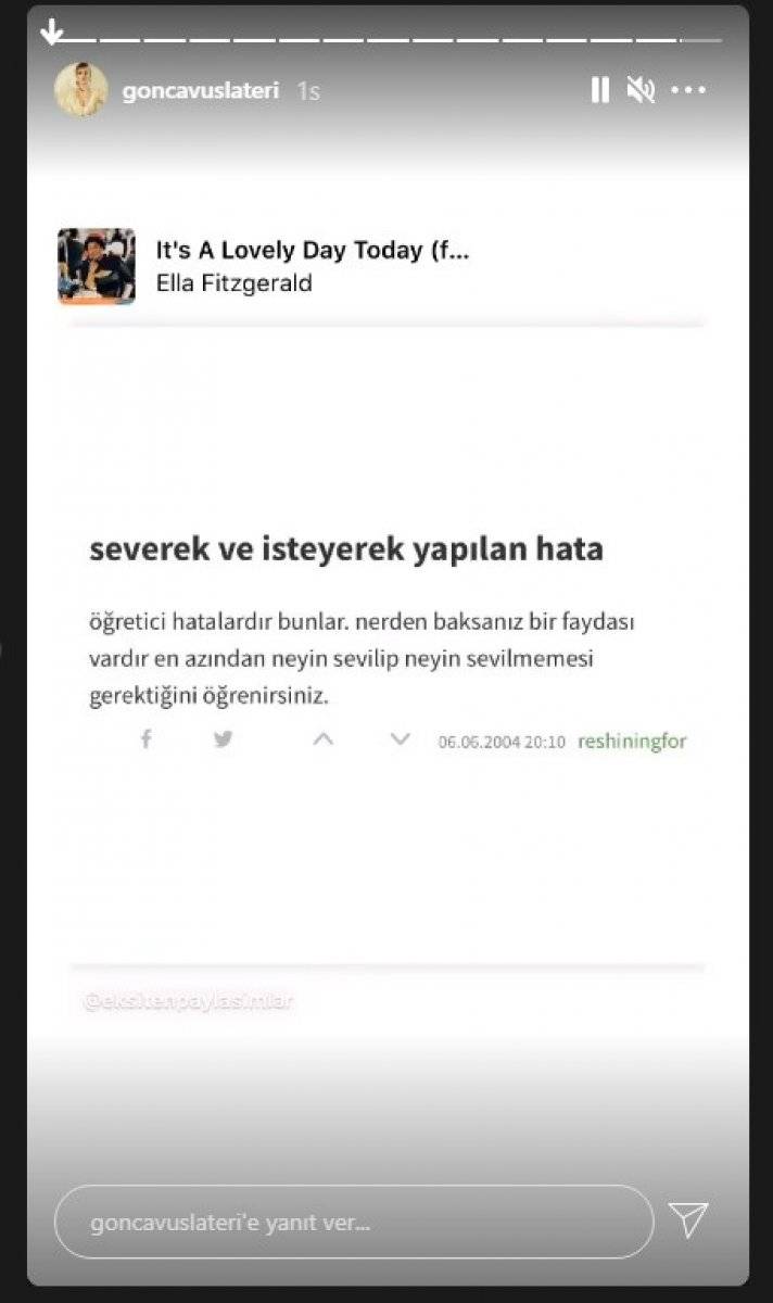 Hakan Altun ve Gonca Vuslateri ayrıldı