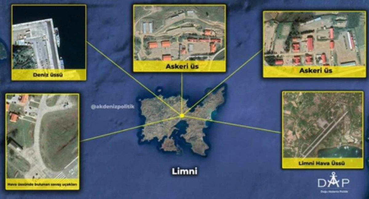 Yunanistan Genelkurmay Başkanı, Türkiye'den görünen adalara çıktı