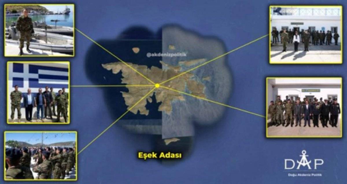 Yunanistan Genelkurmay Başkanı, Türkiye'den görünen adalara çıktı