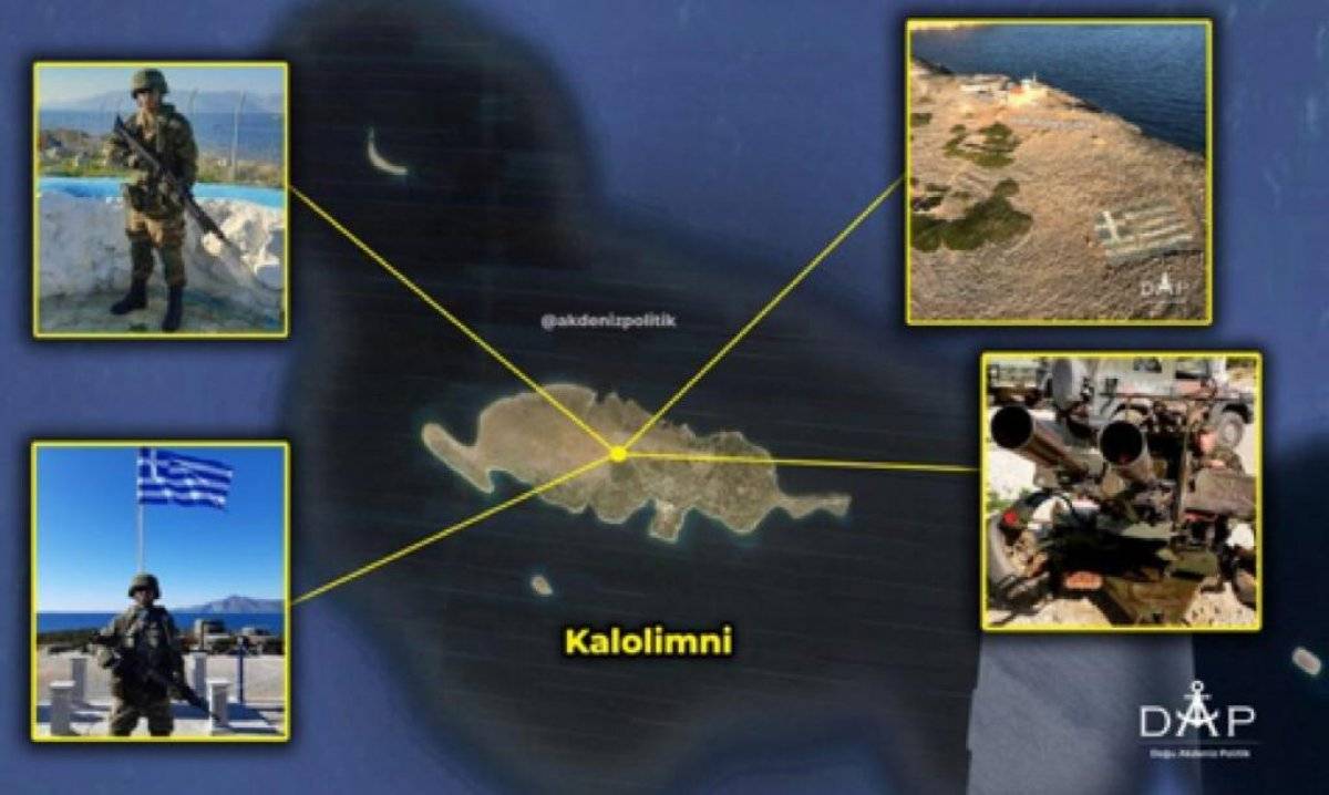 Yunanistan Genelkurmay Başkanı, Türkiye'den görünen adalara çıktı